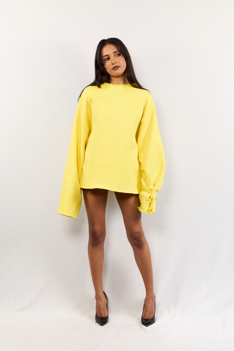 Le Crew Neck - Yellow